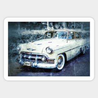 1953 Classic Car Sedan Sticker